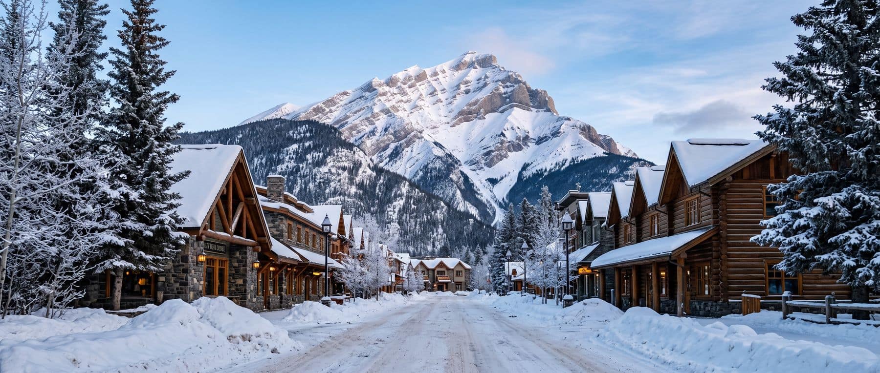 The Banff need to reside rule governs who may live in these townsite homes below the mountain