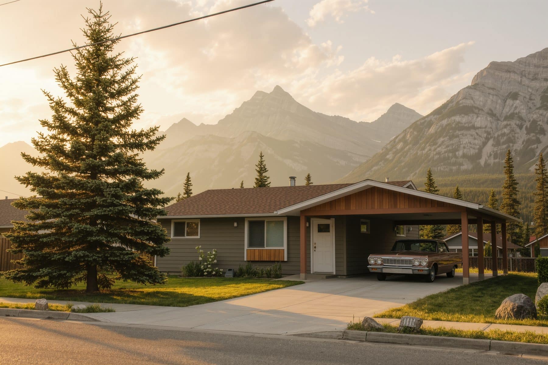 Canmore bungalow for sale: an original single-storey home on the town grid