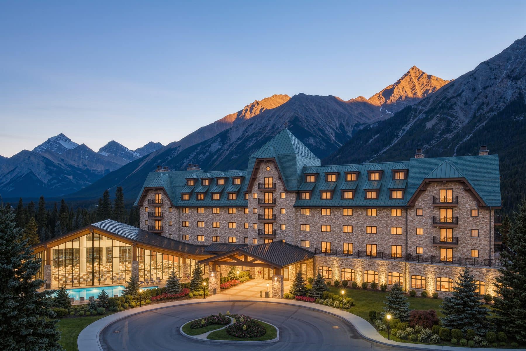 Chateau Canmore: the full-service hotel on Bow Valley Trail