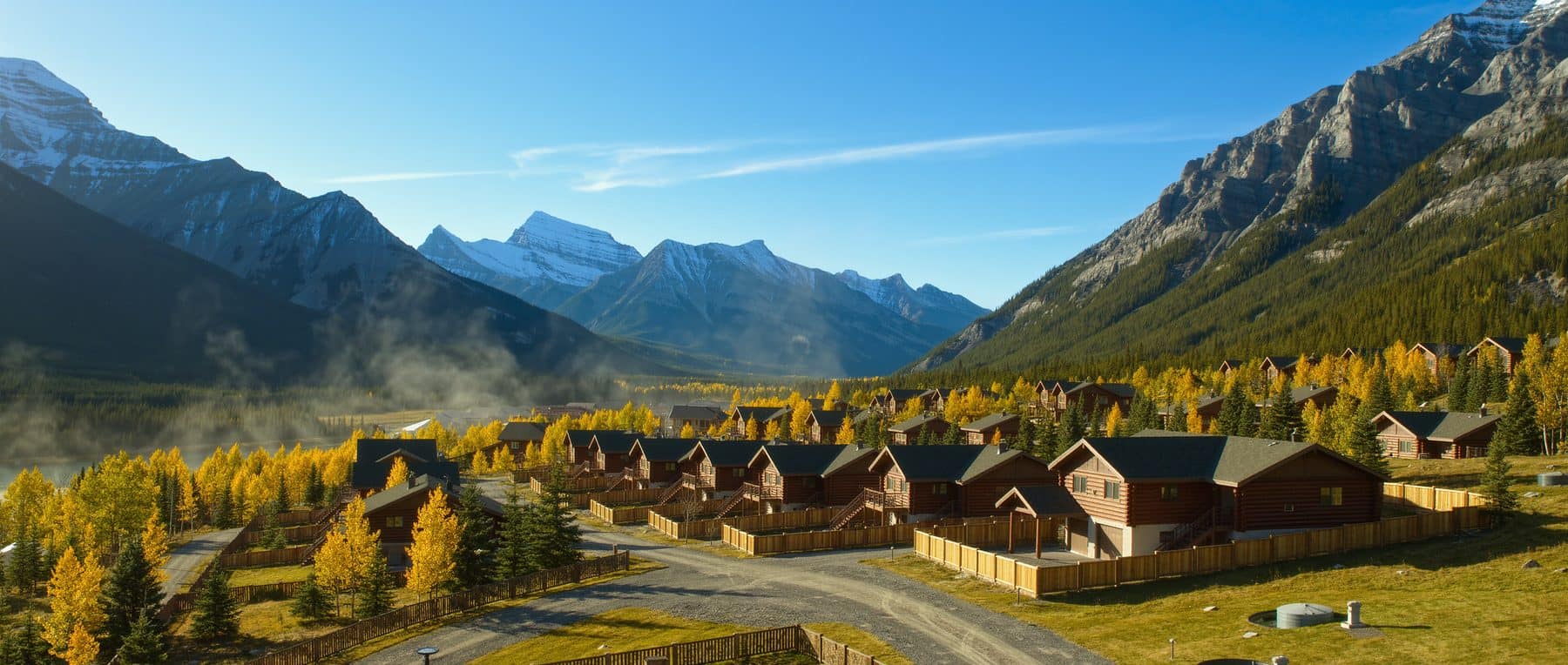 A Harvie Heights Airbnb is not a permitted use on residential lots like these cabins and rebuilt homes below the Rockies