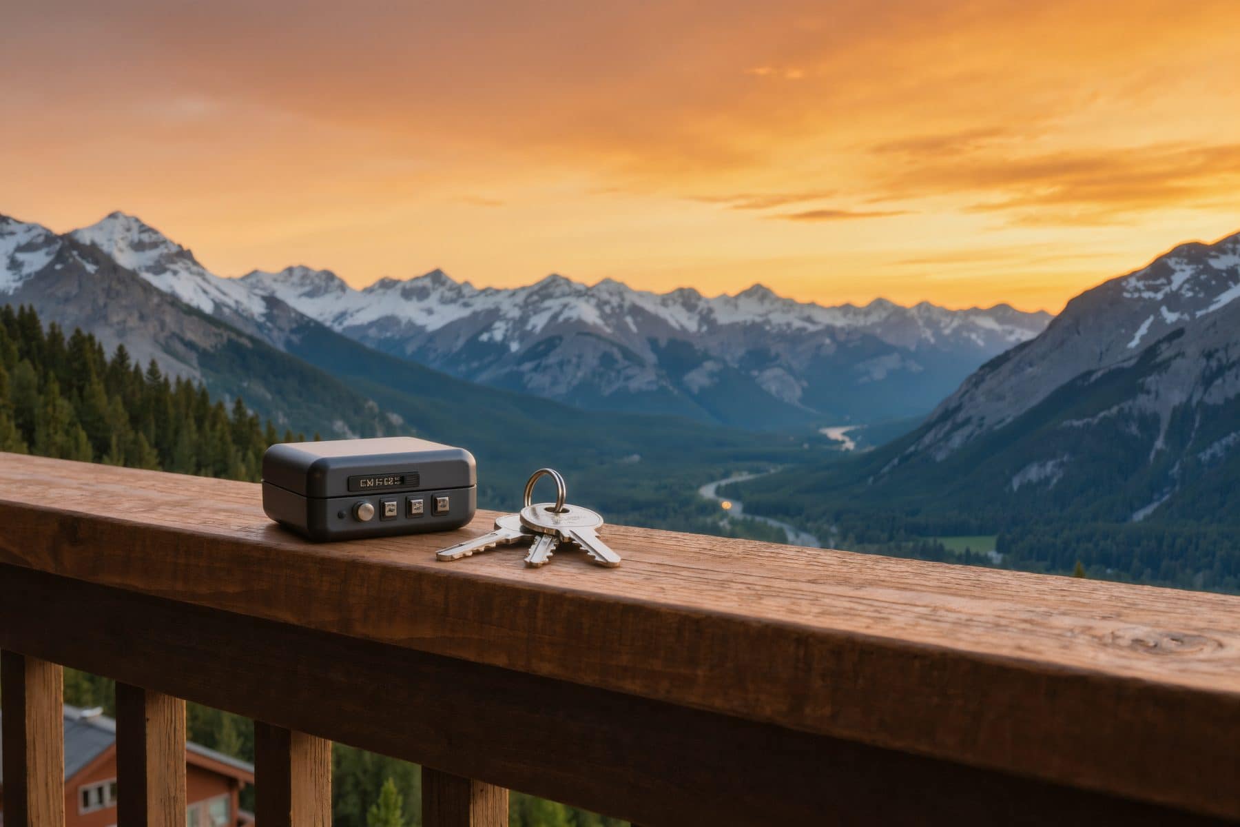 Selling a tourist home in Canmore: the keys and the lockbox that come with it
